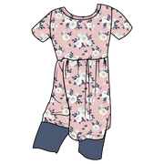 Maggie Floral Bamboo Short Sleeve Tunic + Legging Set