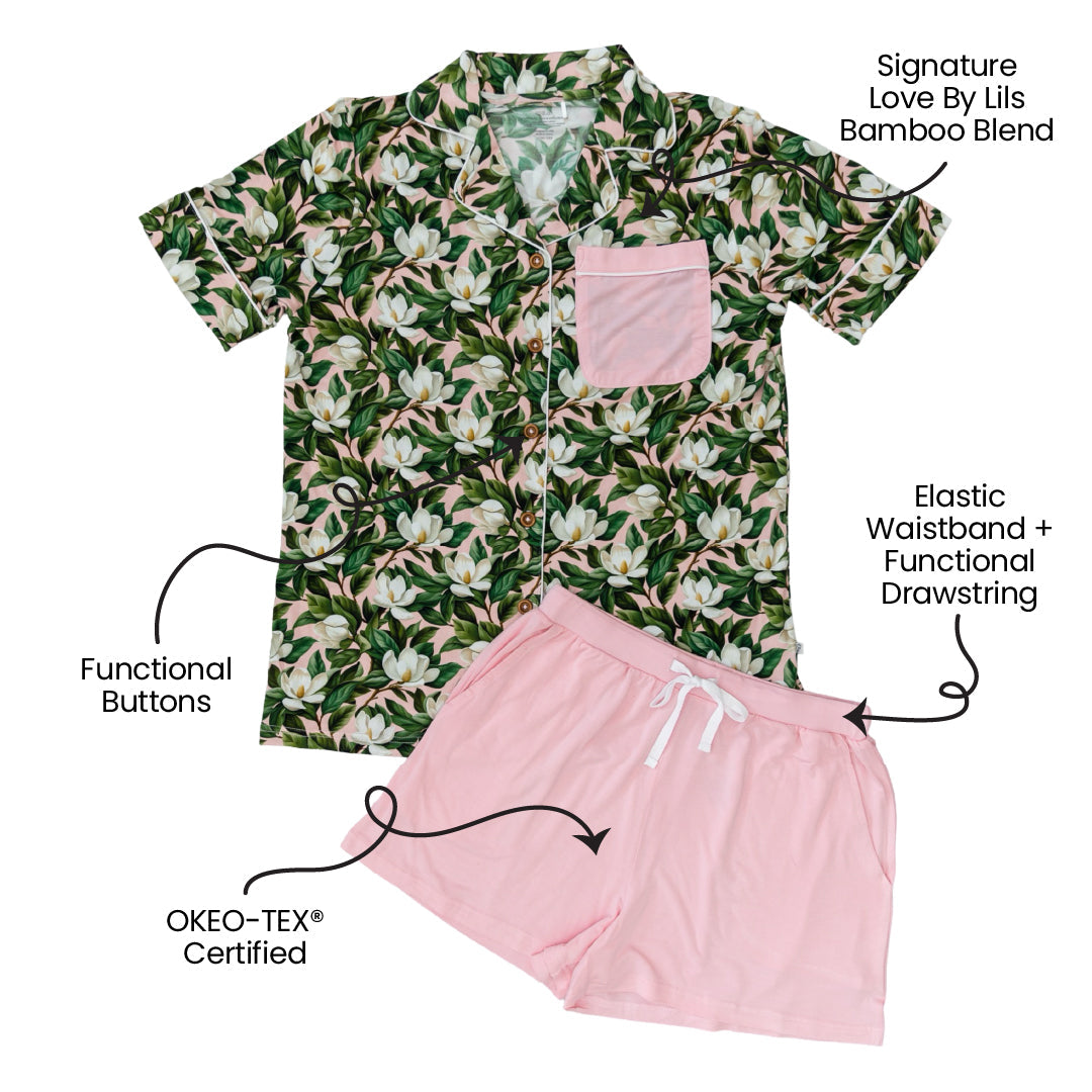 Magnolia Bamboo Women's Luxe Lounge Short Set