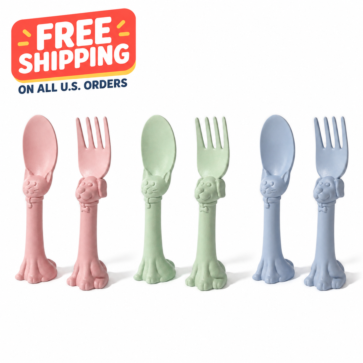 Spoon La La Toddler Utensils — 6-pack