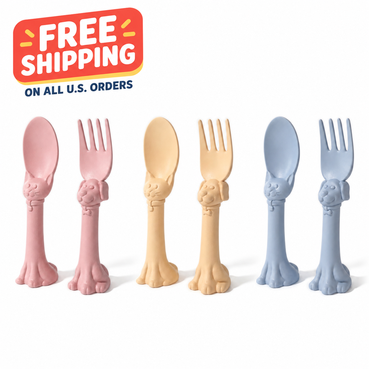 Spoon La La Toddler Utensils — 6-pack