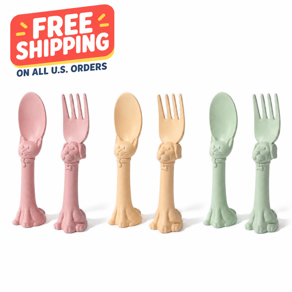 Spoon La La Toddler Utensils — 6-pack