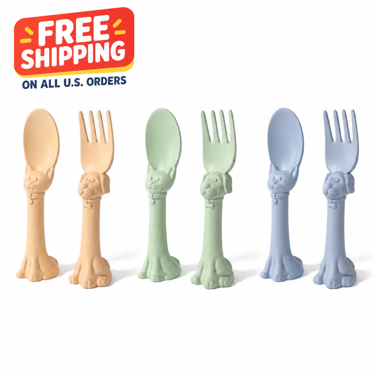 Spoon La La Toddler Utensils — 6-pack