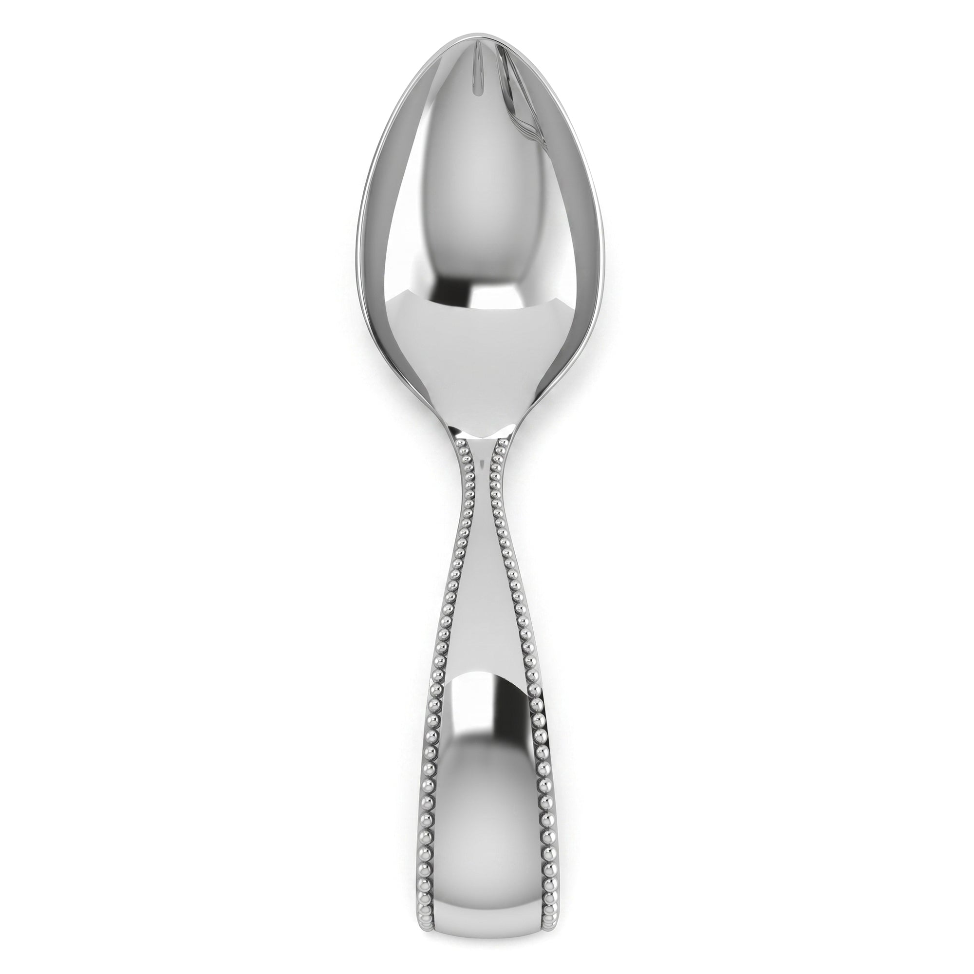 Beaded Loop Sterling Silver Baby Feeding Spoon By Krysaliis
