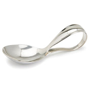 Bent Curved Sterling Silver Baby Spoon By Krysaliis