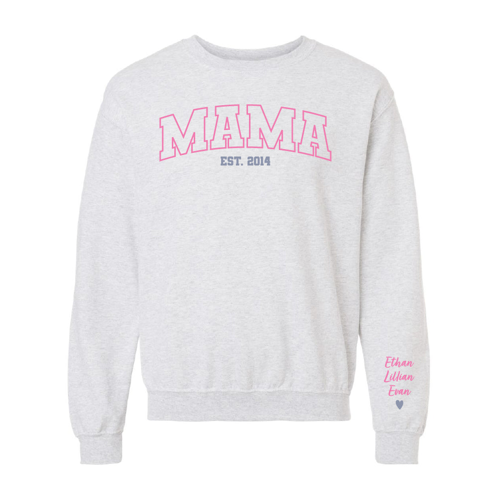 Personalized Mama Sweatshirt