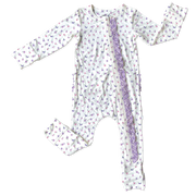Marlee White Bamboo Ruffle Convertible Footie (pre-order)
