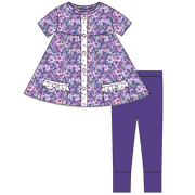 Marlee Short Sleeve Tunic + Legging Set (pre-order)