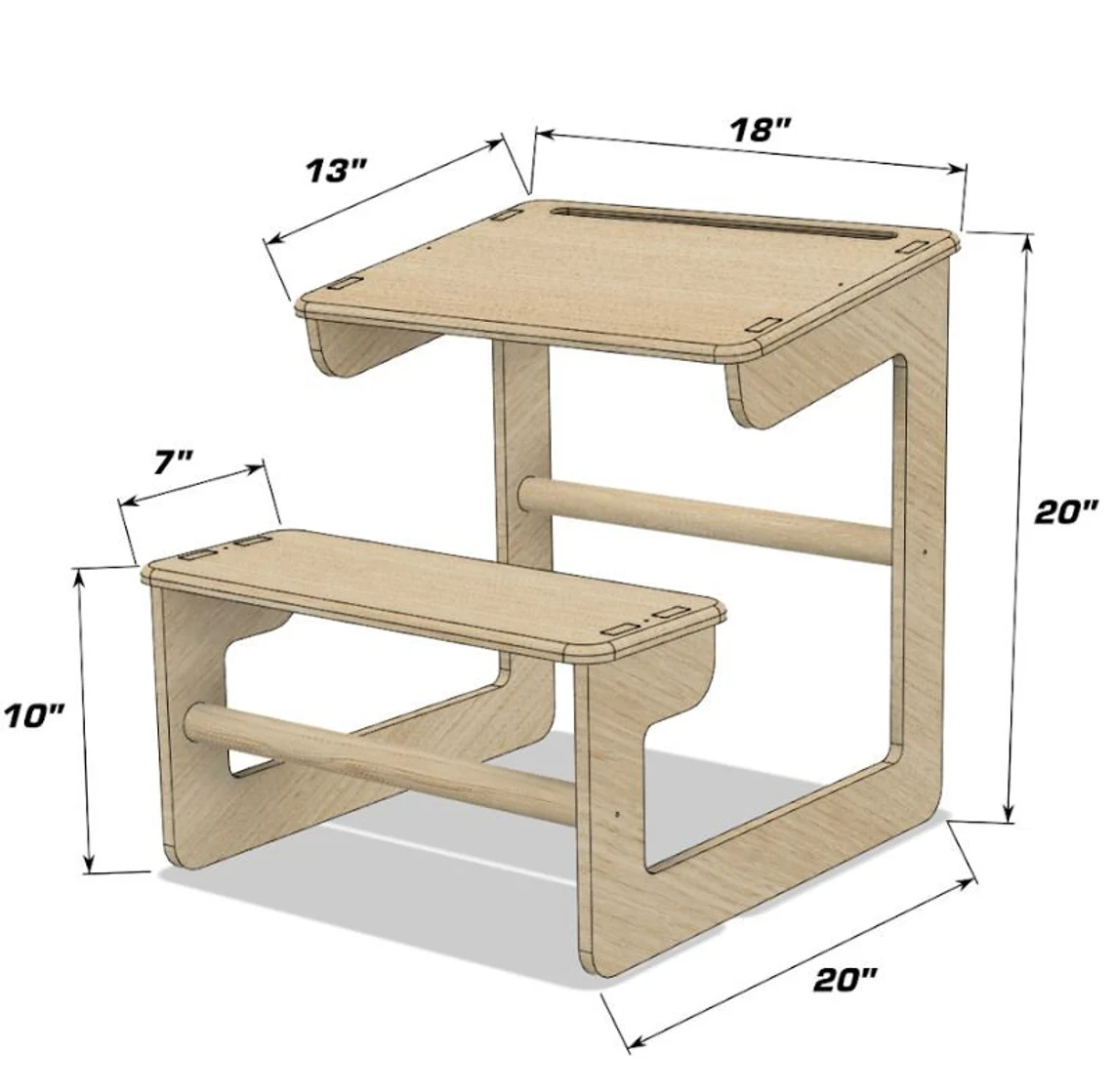 Marlin- Montessori Desk