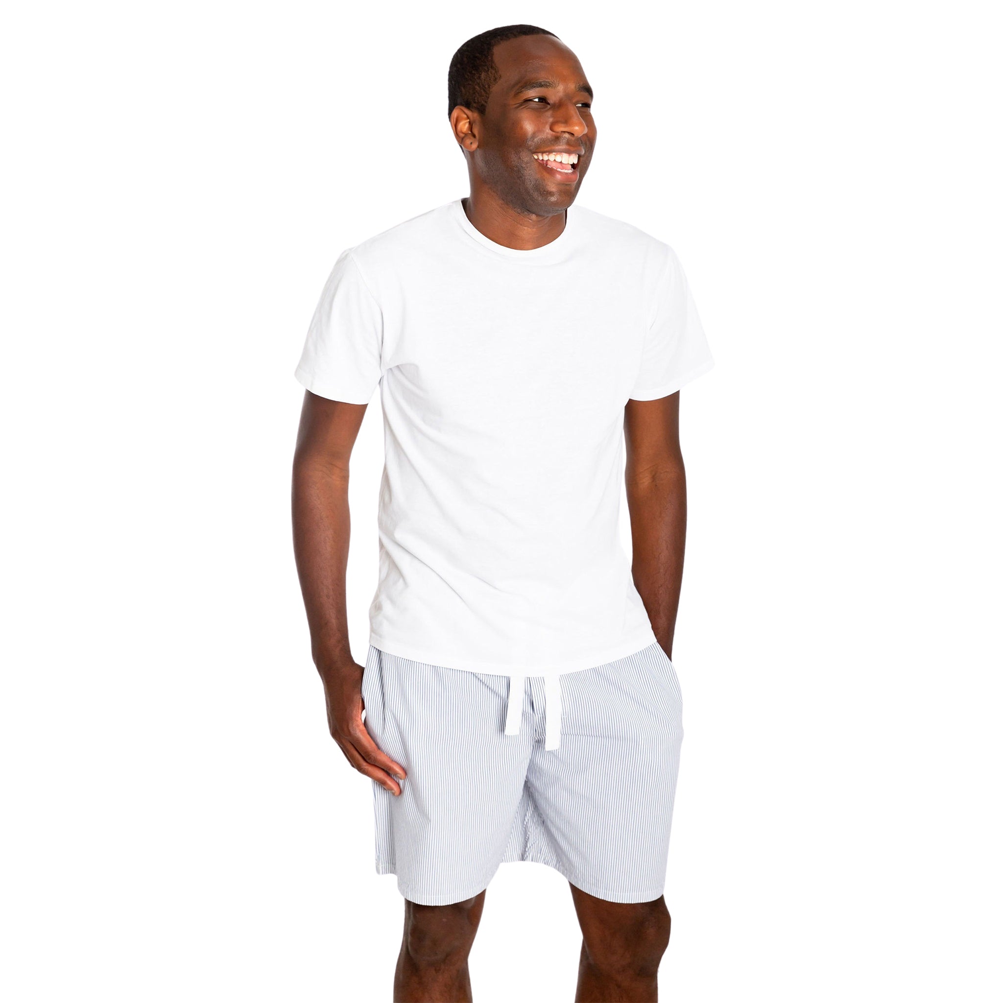 Men's Braddock Thin Stripe Sleep Shorts