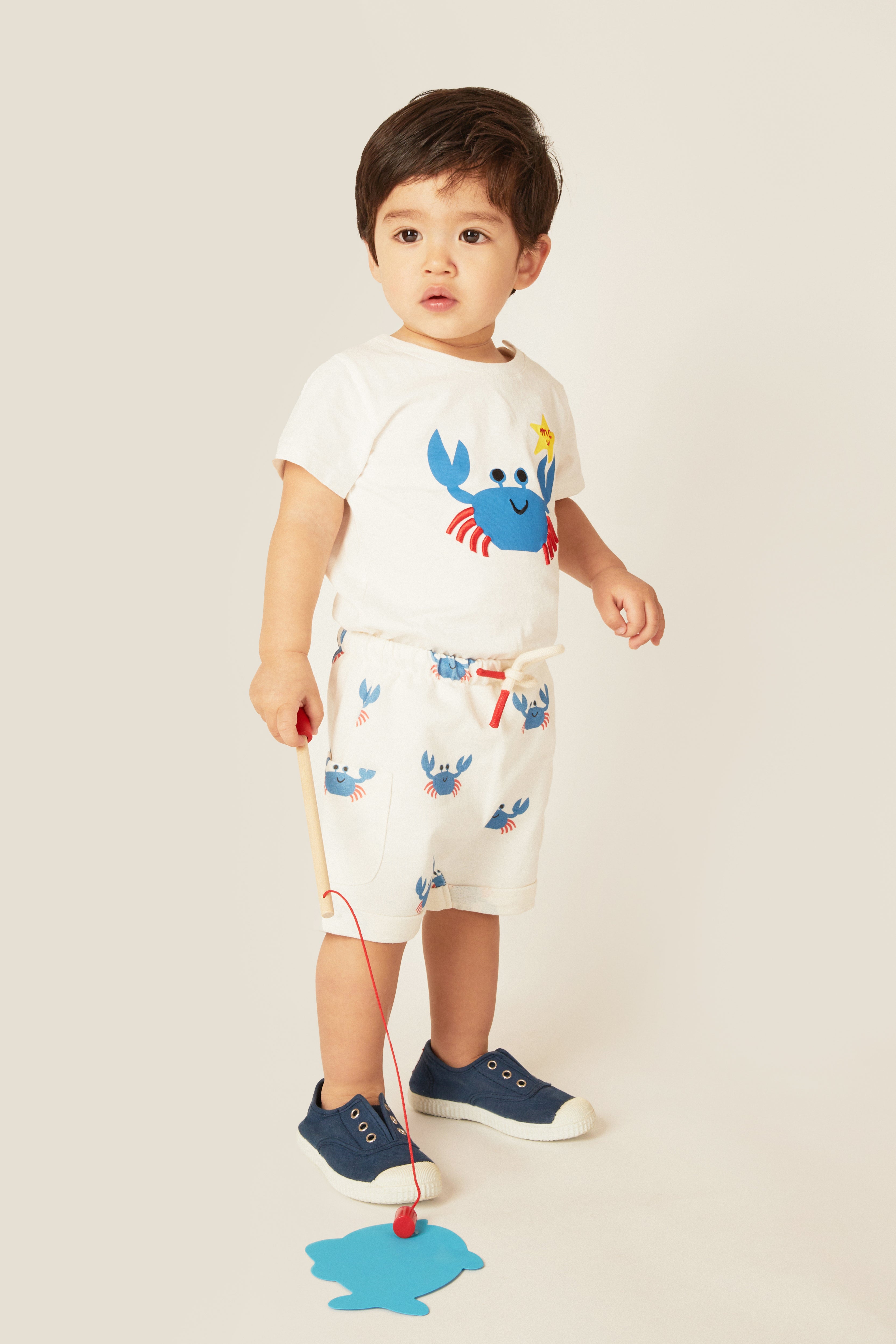 Recycled Cotton Crab Baby T-shirt