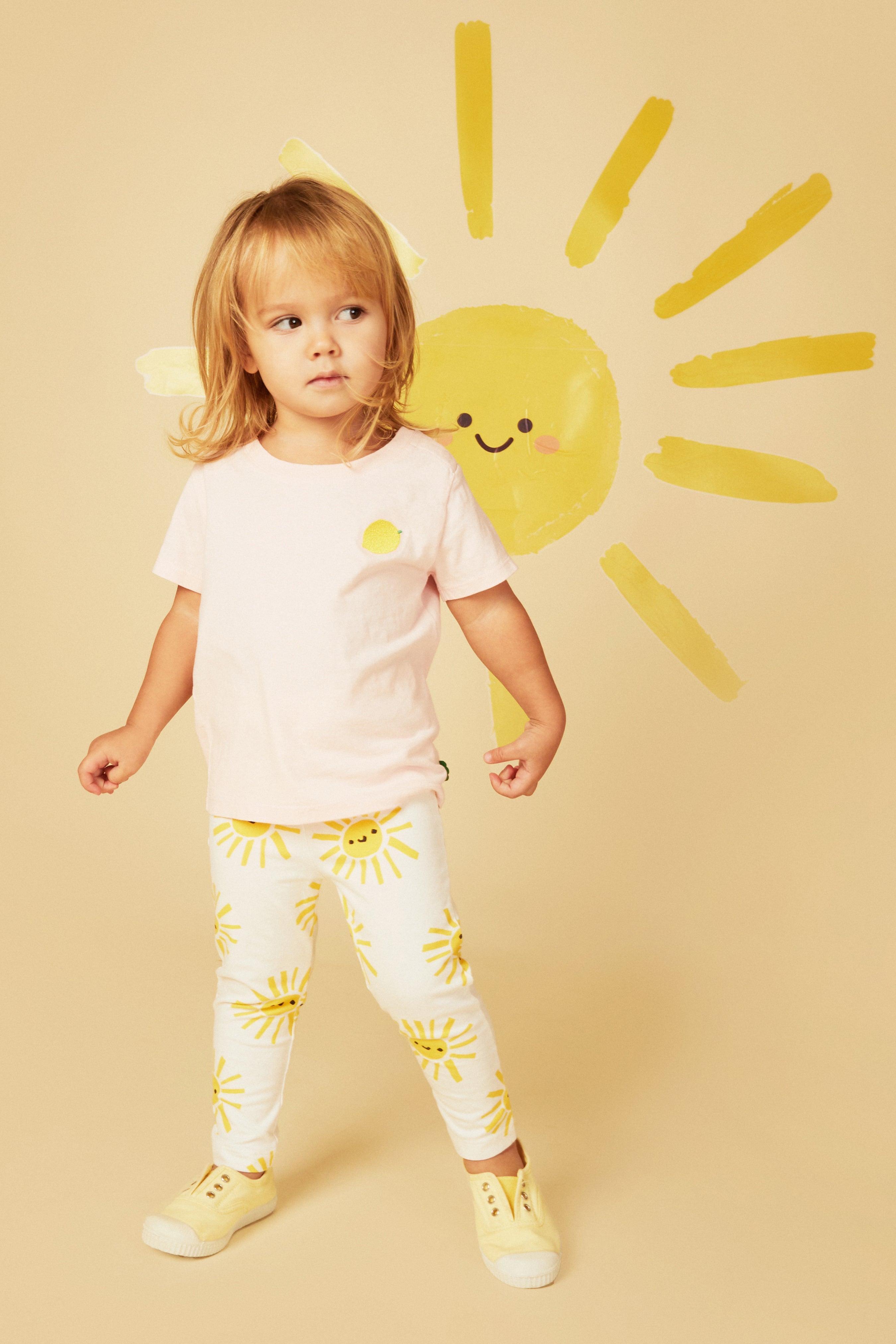 Recycled Cotton Lemon Baby T-shirt
