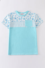 Marine Creature Print Men Top