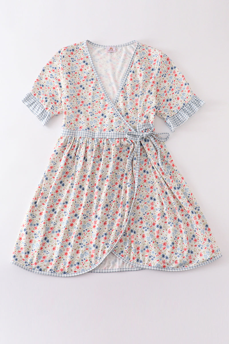 Floral Print Woman Dress