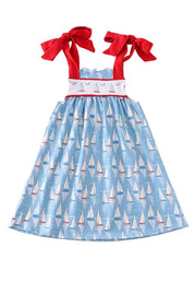 Regatta Summer Playwear Dress W/ Hair Bow