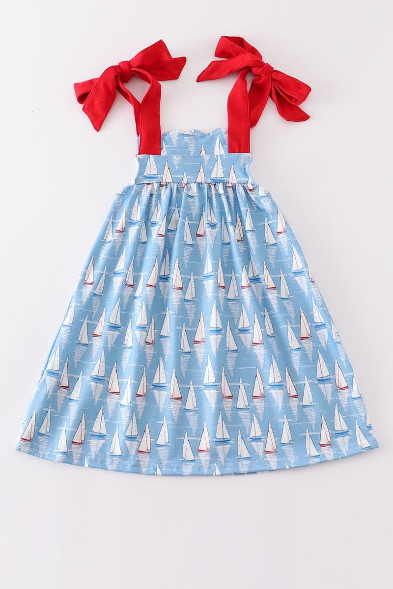 Regatta Summer Playwear Dress W/ Hair Bow