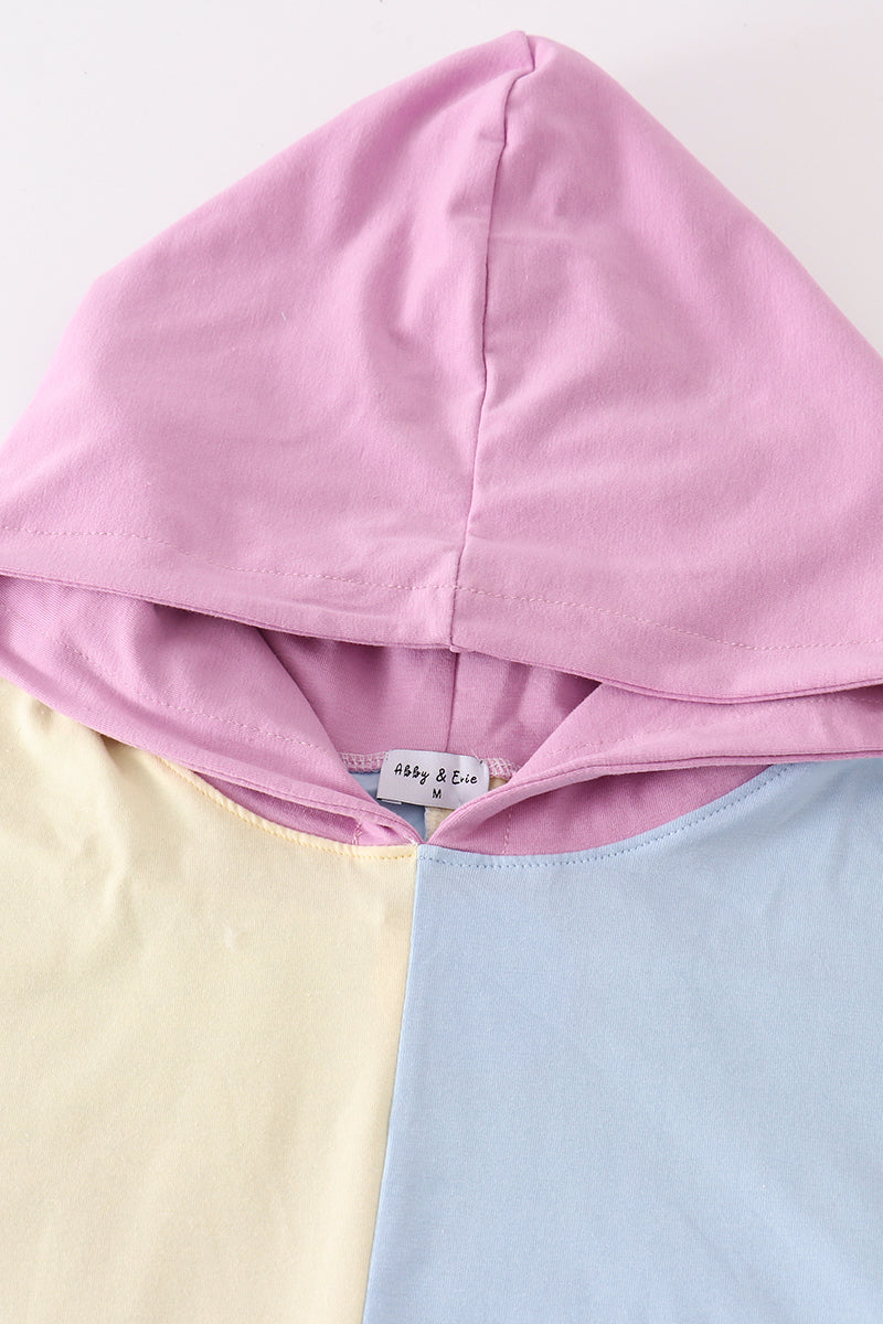 Multicolored Blocks Mom Hoodie Mom&me