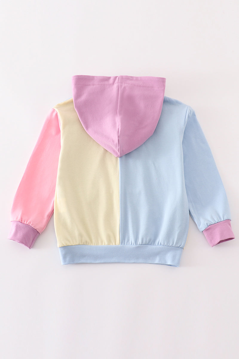 Multicolored Blocks Mom Hoodie Mom&me