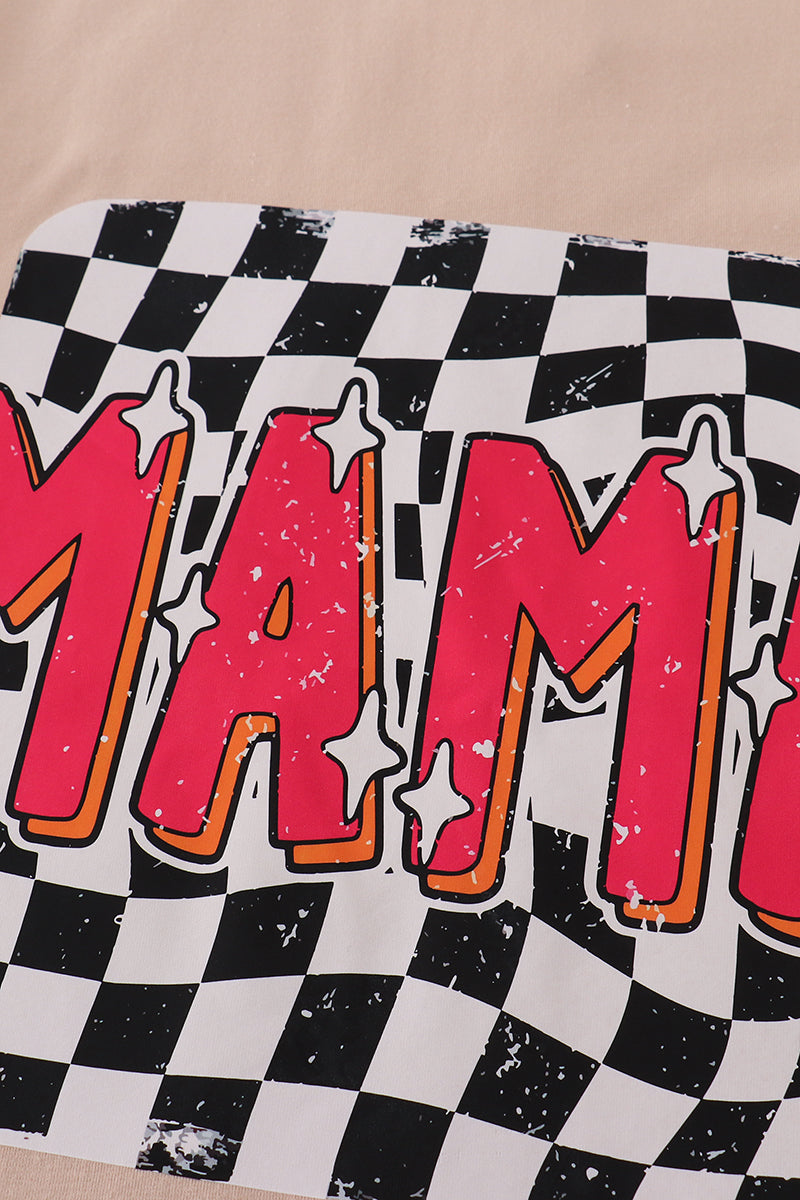 Mama Check Top