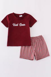 Maroon Hail State Embroidery Set