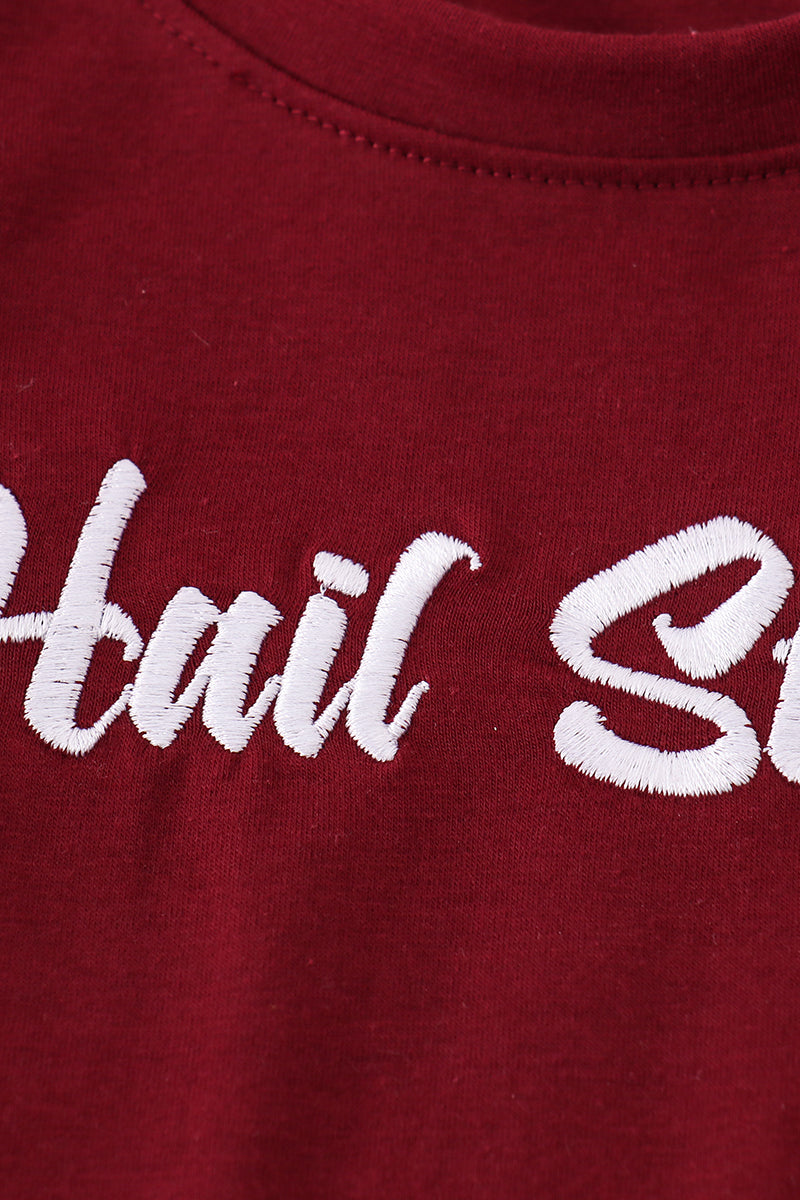 Maroon Hail State Embroidery Set