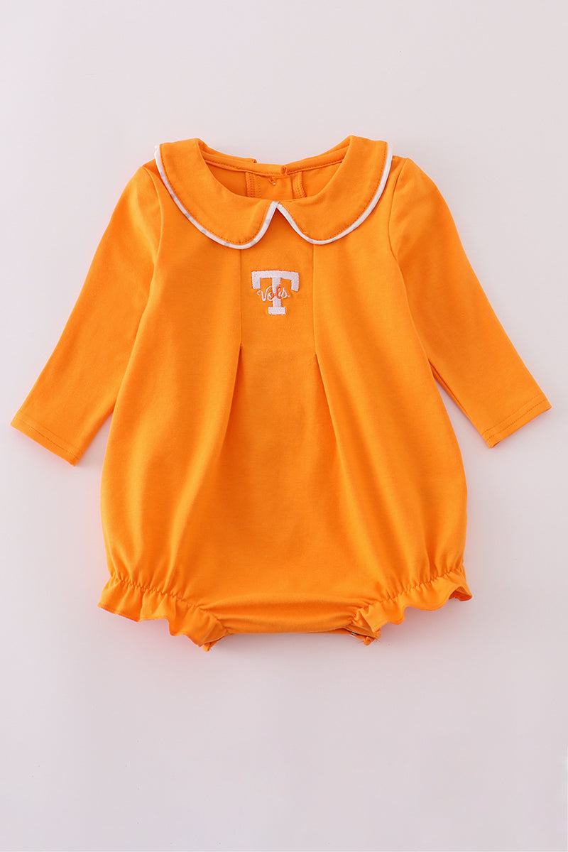 Orange Tennessee Go Vols Embroidery Bubble