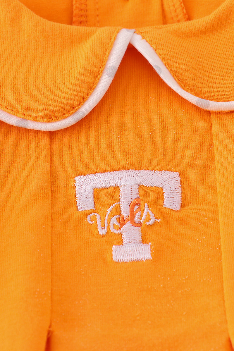 Orange Tennessee Go Vols Embroidery Bubble