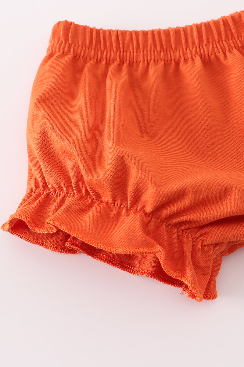 Rust Isaiah Embroidery Bloomer Set