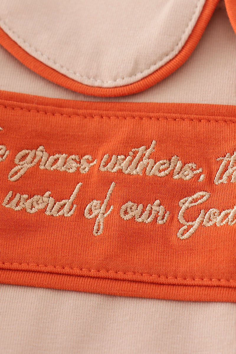Rust Isaiah Embroidery Bubble