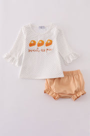 Sweet As Pie French Knot Girl Bloomers Set