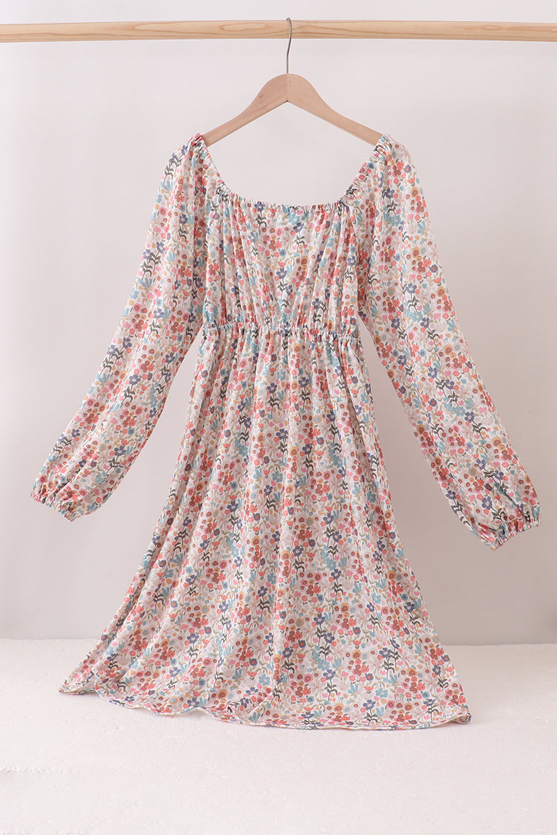 Jesus Loves Me Embroidery Mom Dress