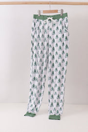 Green Christmas Tree Bamboo Mom Pants