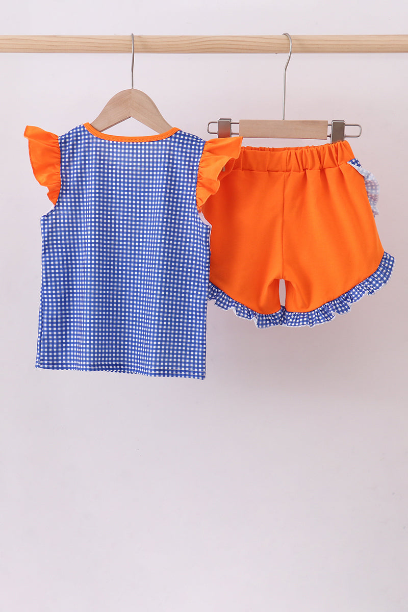 Florida Gators Smocked Ruffle Shorts Set