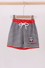 Georgia Go Dawgs Embroidery Stripe Trunks