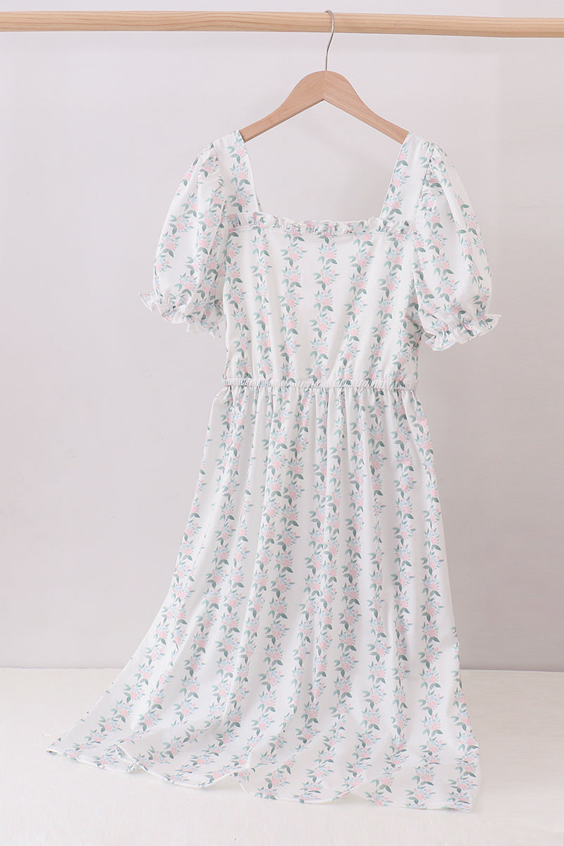 Floral Print Mom&me Dress