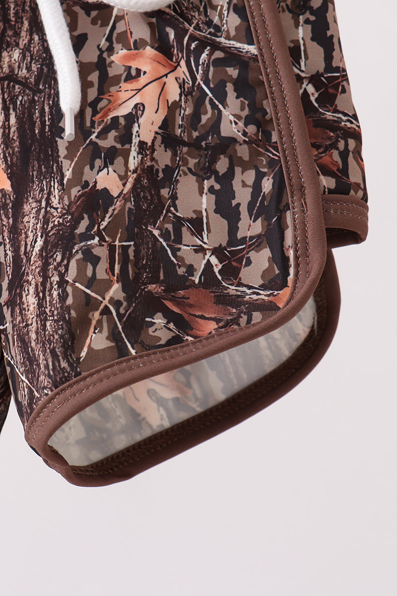 Camo Upf Swim Trunks