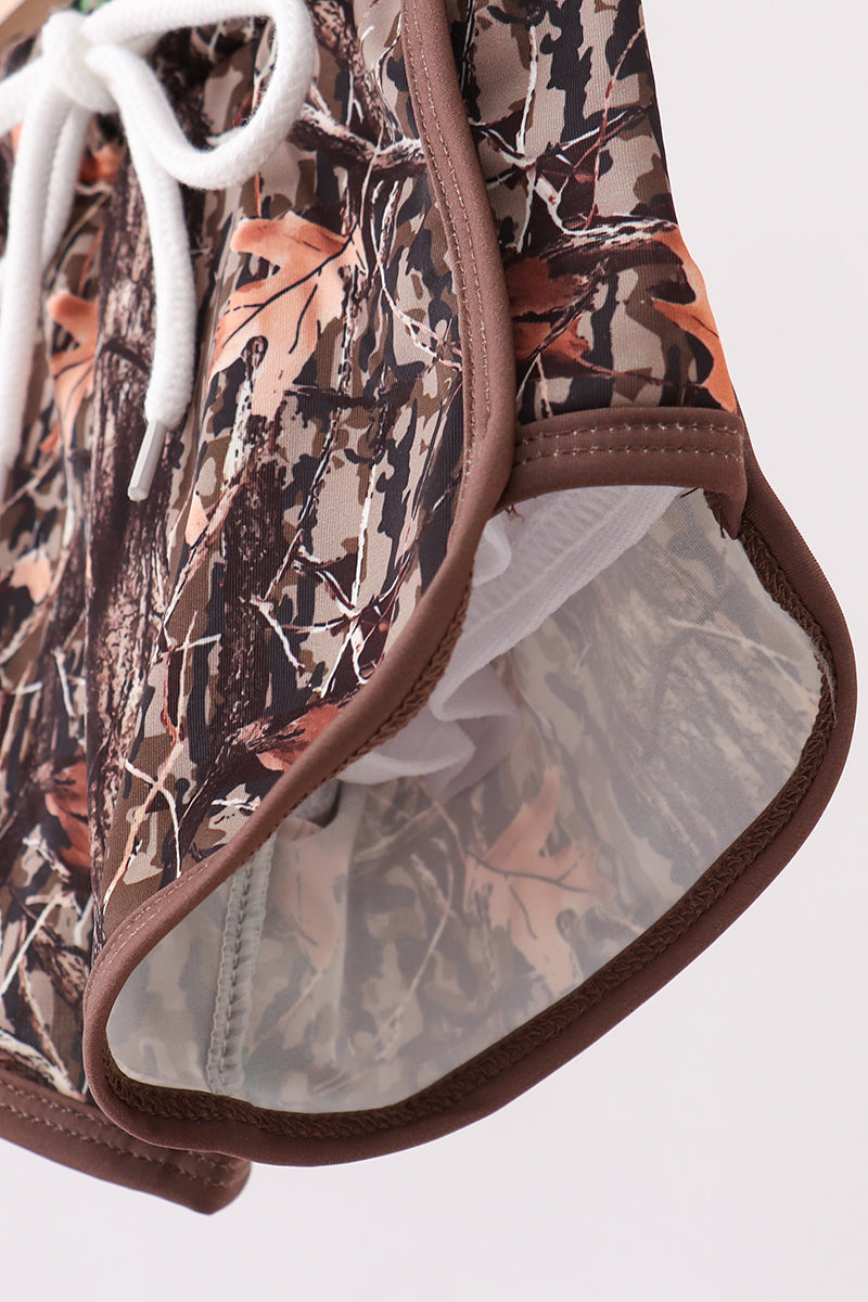 Camo Upf Swim Trunks