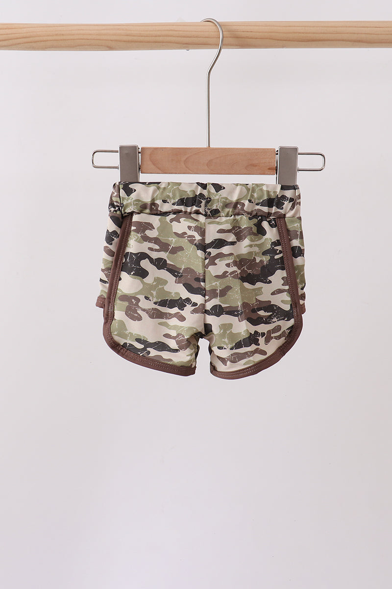 Camo Upf Swim Trunks