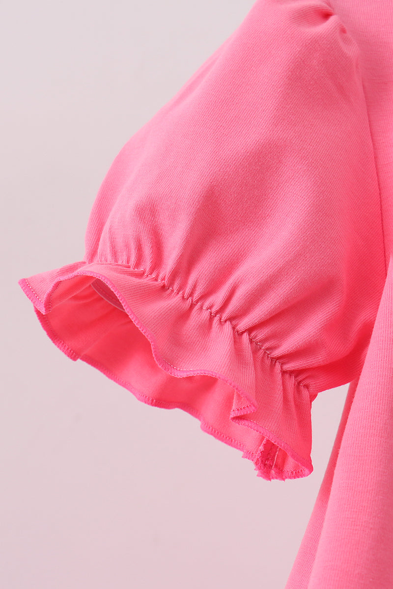 Pink Abc Appliqué Set