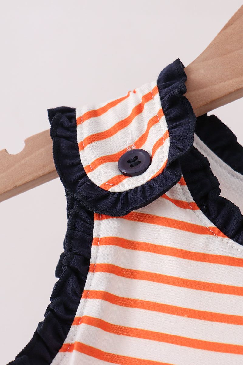 Au Tiger Applique Stripe Set