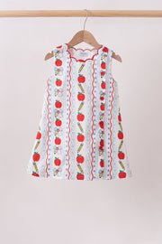 Red Apple Pencil Dress