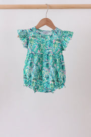 Green Lily Floral Bubble