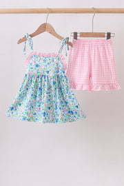 Blue Floral Set