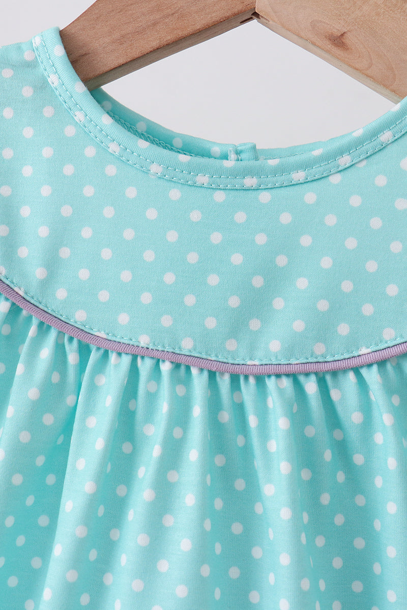 Blue Under The Sea Embroidered Bloomer Set