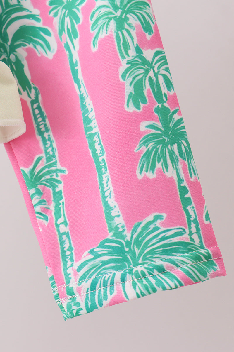 Palm Tree Upf Rashguard Set