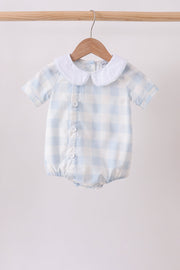 Blue Gingham Bubble