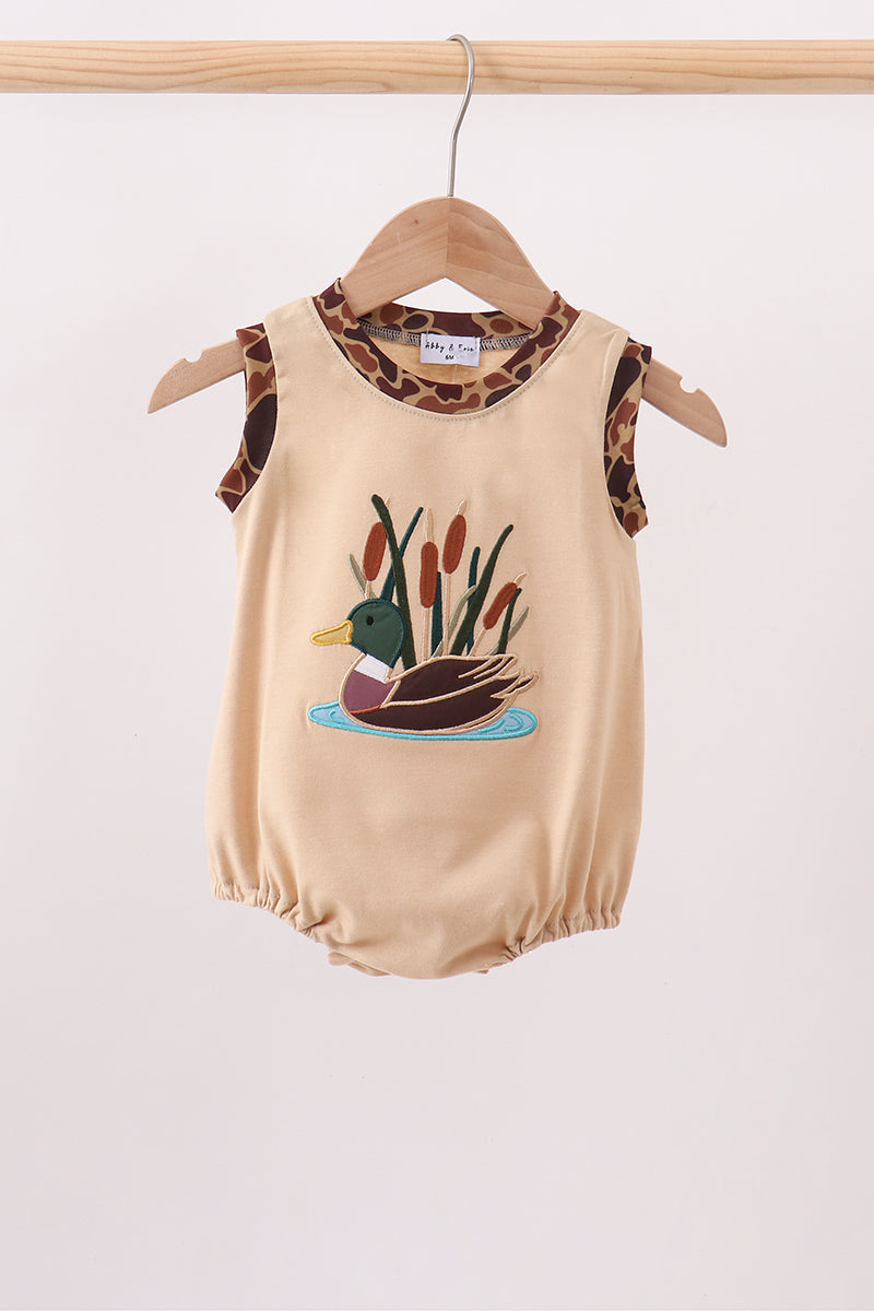 Camouflage Duck Applique Bubble