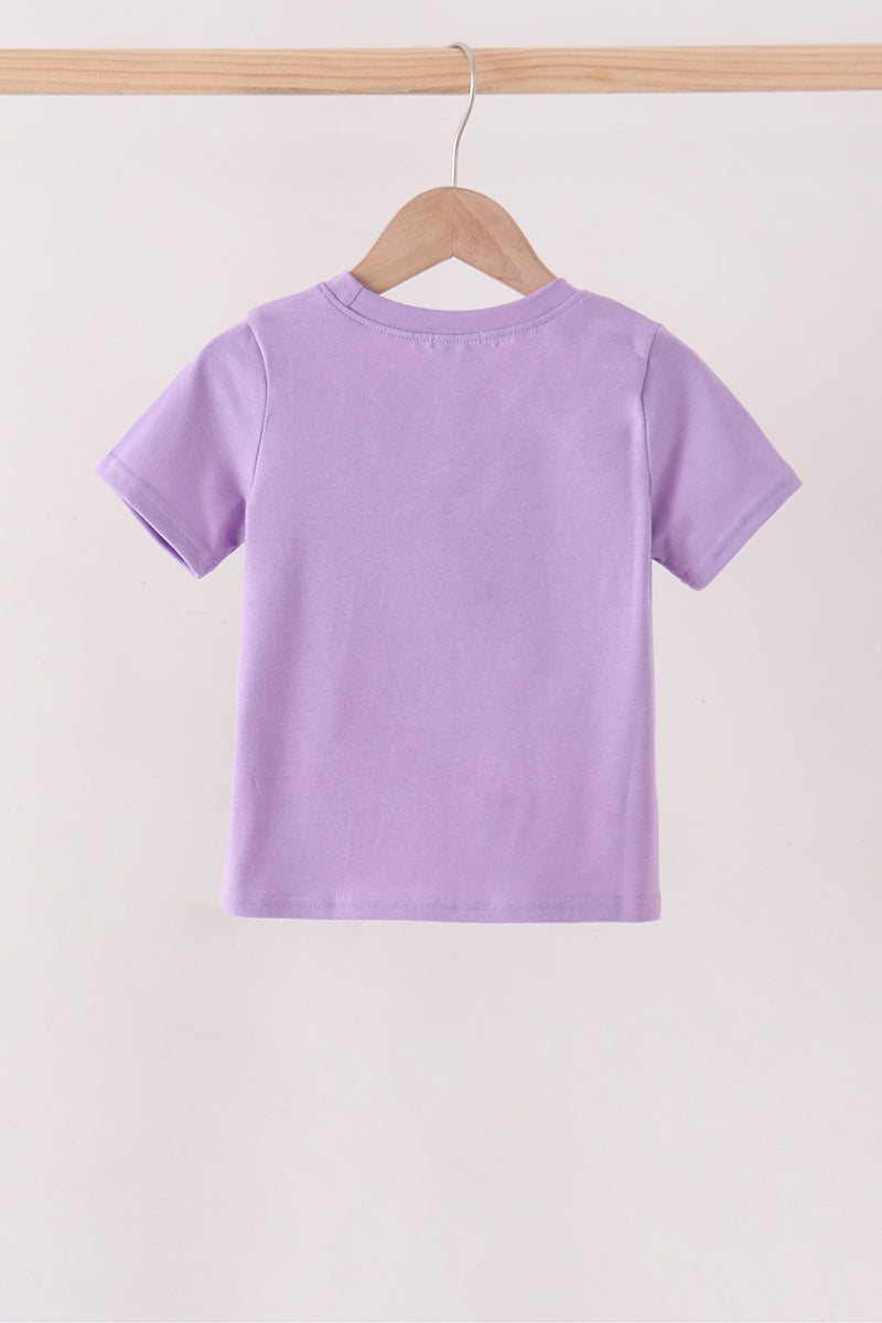 Purple Jack-o-lantern Applique Top