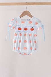 Blue Pumpkin Embroidery Bubble