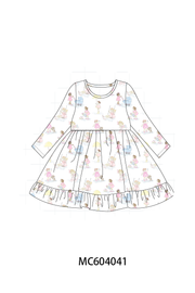 Pink All Day Adventure Ruffle Dress