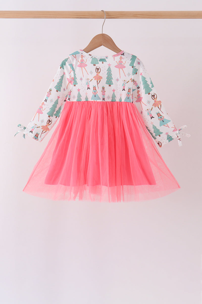 Pink Christmas Tree Tulle Dress